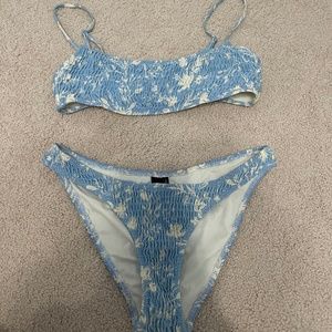 Triangl Bikini Blue and White